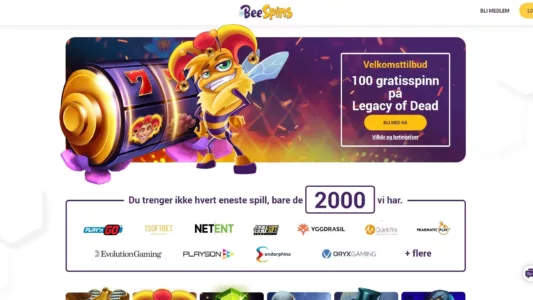 bee spins casino omtale
