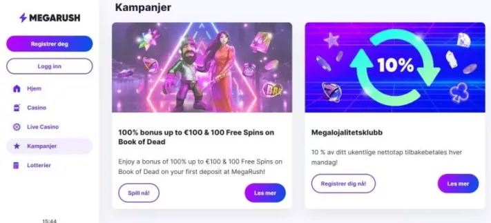 megarush casino (tidligere megalotto casino) omtale 2