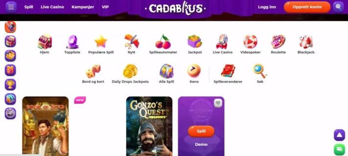 cadabrus casino omtale