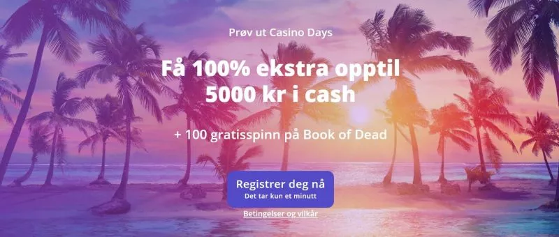 casino days norge bonus