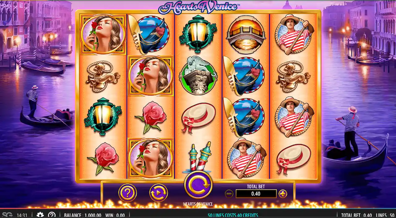 Hearts of venice slot