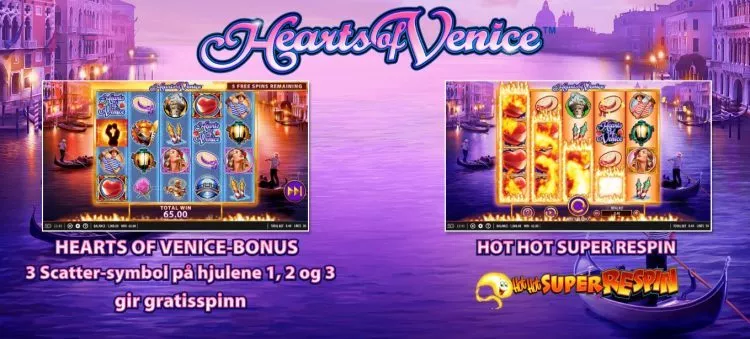 hearts of venice slot