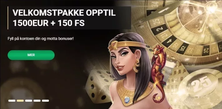 1xslots casino velkomstpakke