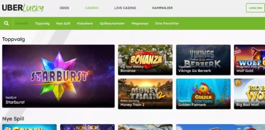 uberlucky casino norge omtale