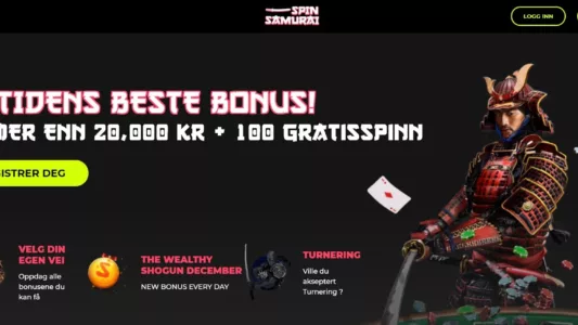 spin samurai casino omtale