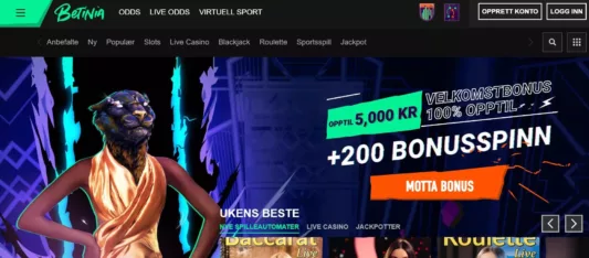 betinia odds omtale
