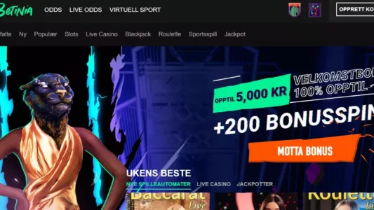 betinia odds omtale