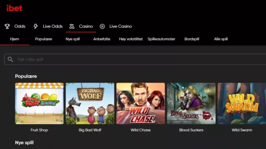 ibet casino spill