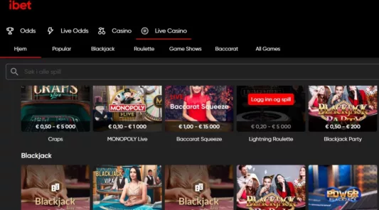 ibet live casino