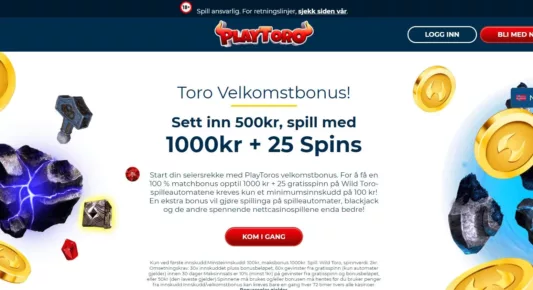 playtoro casino bonus