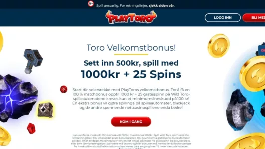 playtoro casino bonus
