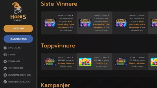 horus casino norge omtale 2