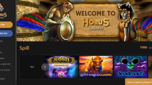 horus casino norge omtale