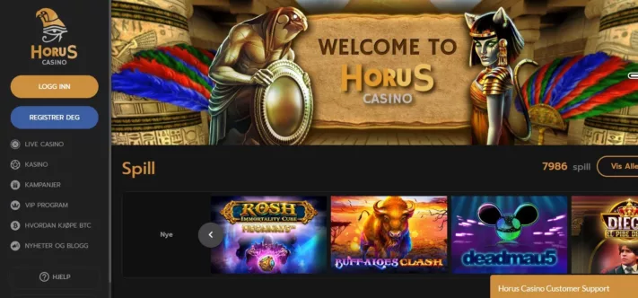 horus casino norge omtale