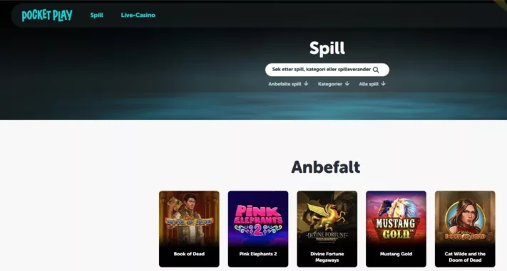 pocket play casino norge omtale