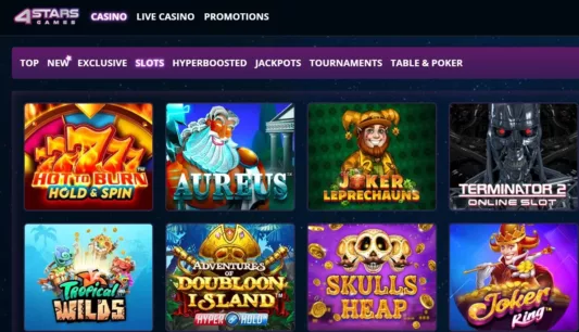 4StarsGames Casino omtale norge 2