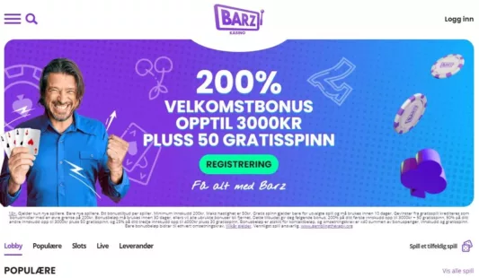 barz casino norge omtale