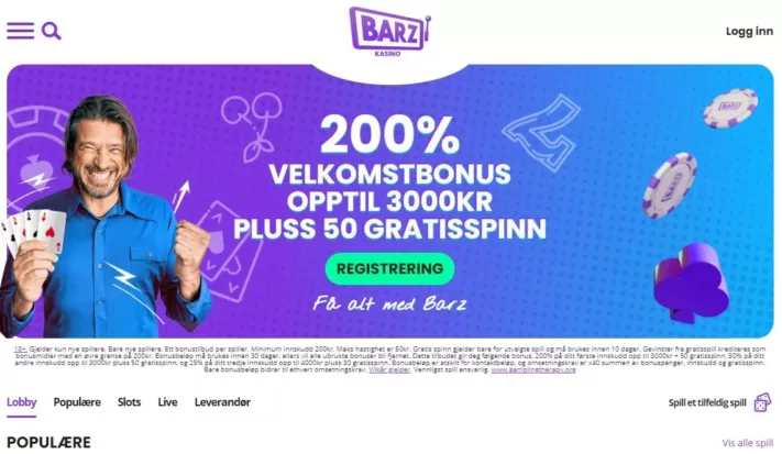 barz casino norge omtale