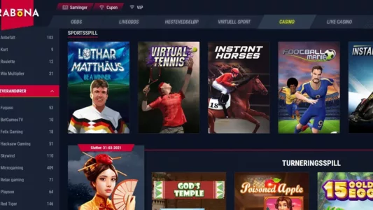 rabona casino norge spill