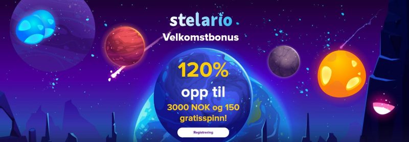 stelario casino norge bonus
