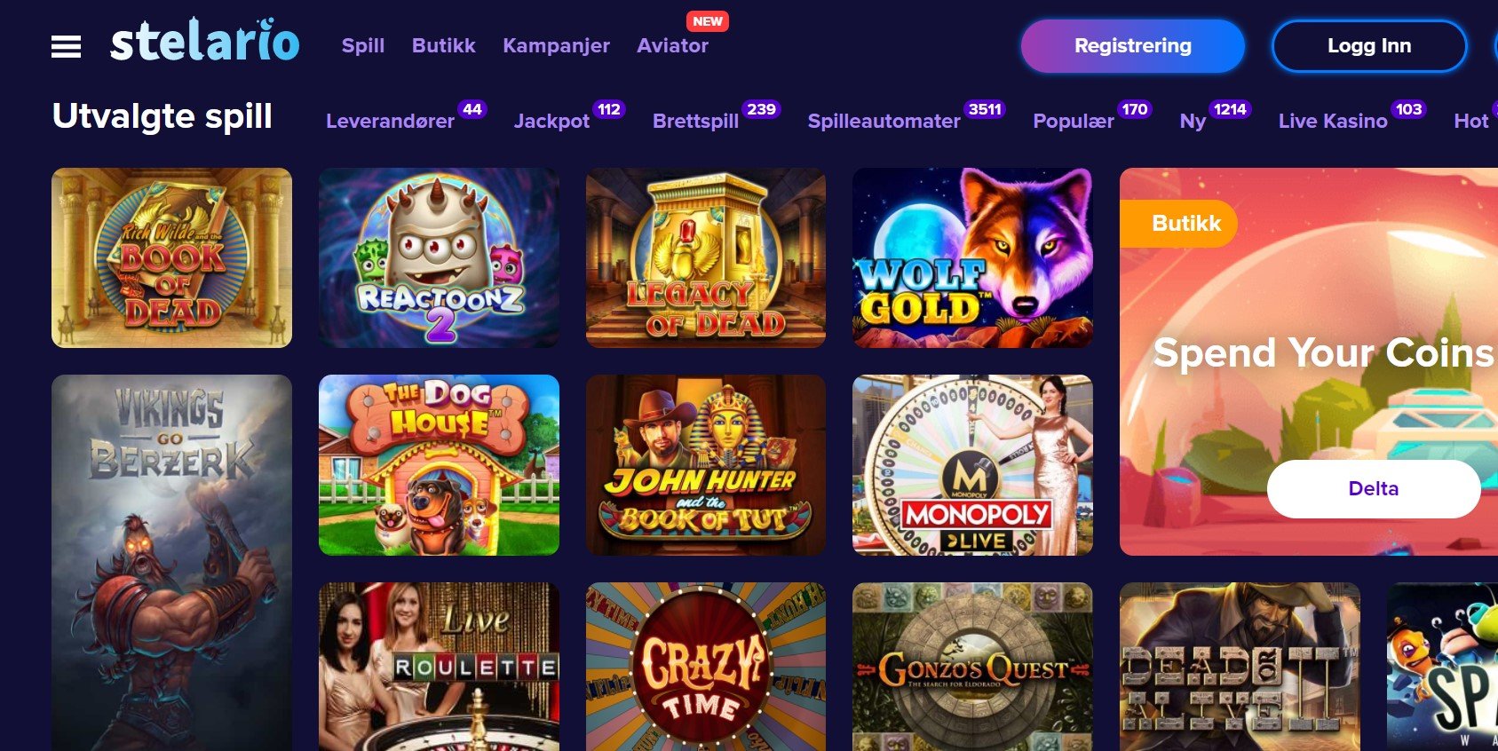stelario casino norge omtale