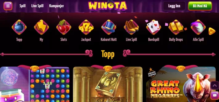 winota casino norge omtale 2