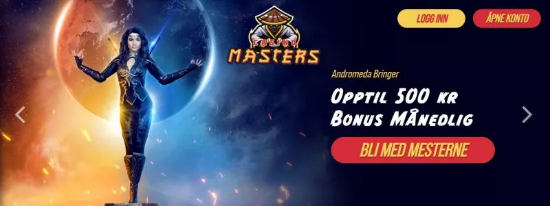 casino masters bonus i norge 2