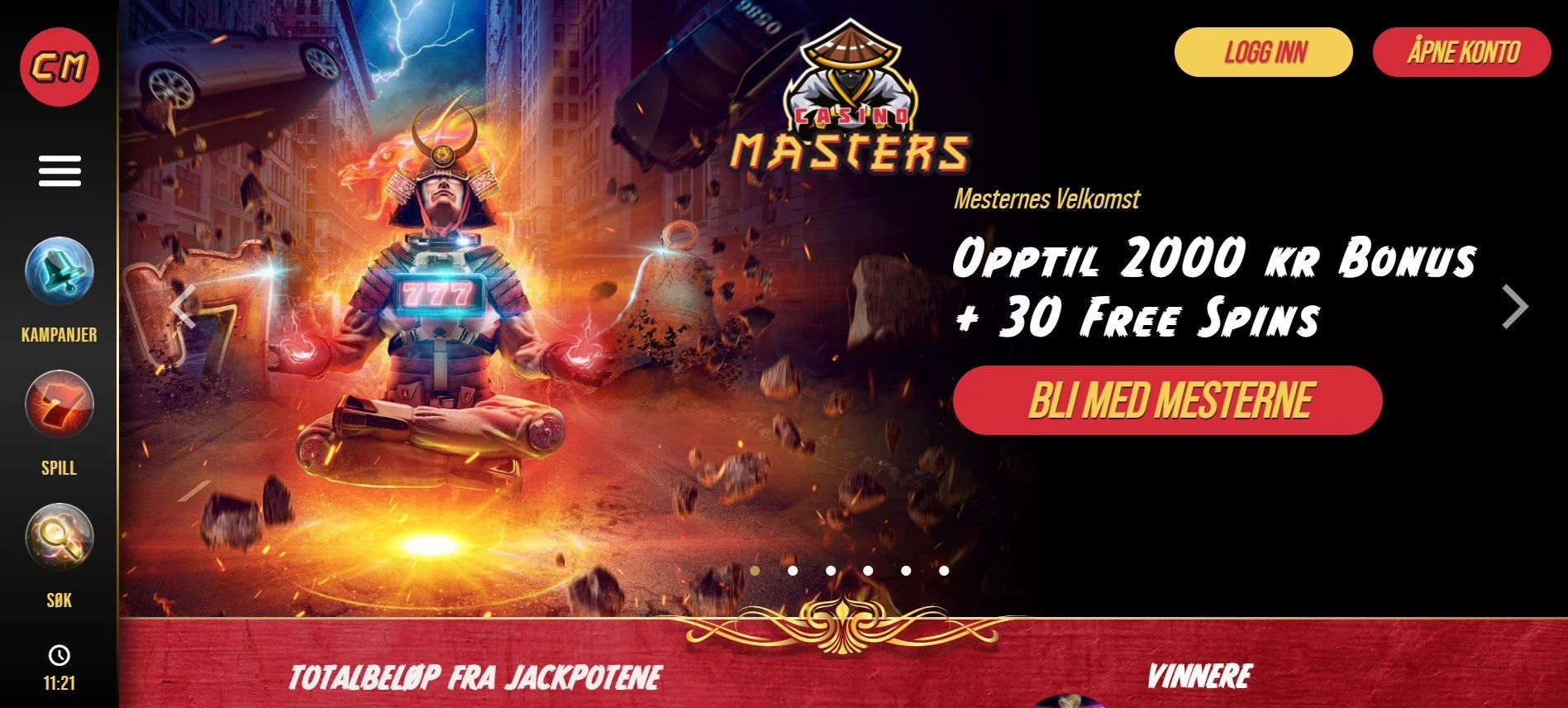 casino masters norge omtale