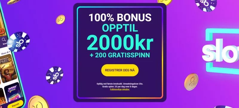 slotbox casino norge bonus