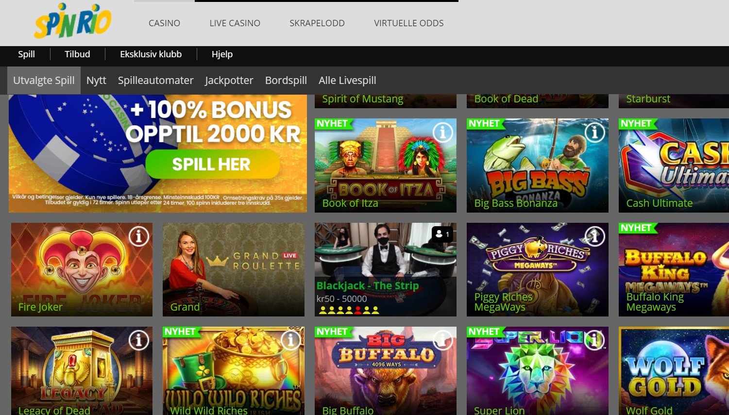 spin rio casino norge omtale 2