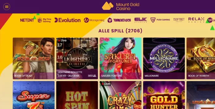 mount gold casino norge 2