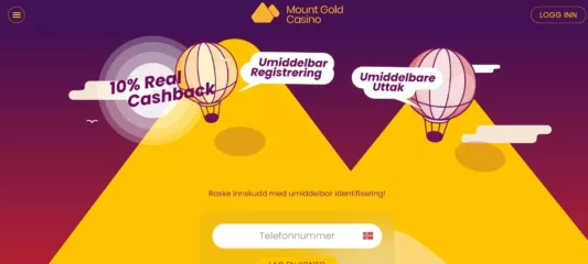mount gold casino norge