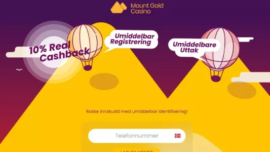 mount gold casino norge