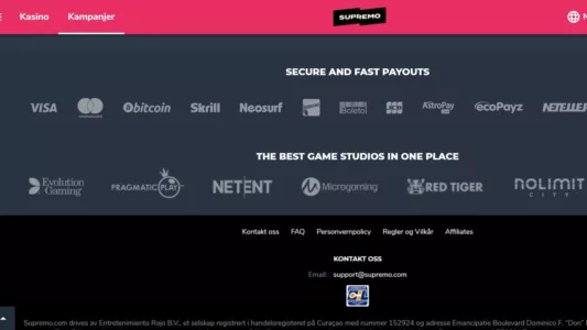 Supremo casino norge omtale 3
