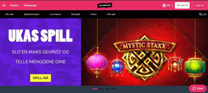 Supremo casino norge omtale