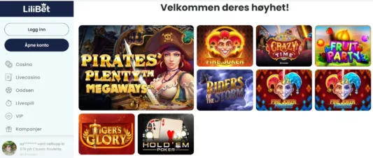 lilibet casino norge omtale 2