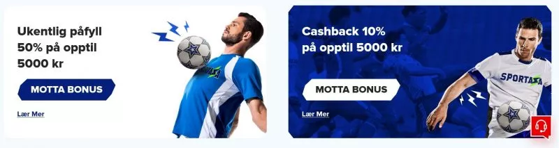 sportaza casino norge bonus 1