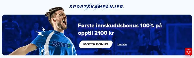 sportaza casino norge bonus 2