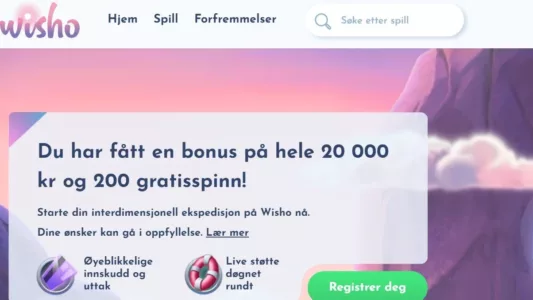 wisho casino norge omtale