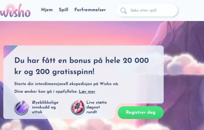 wisho casino norge omtale