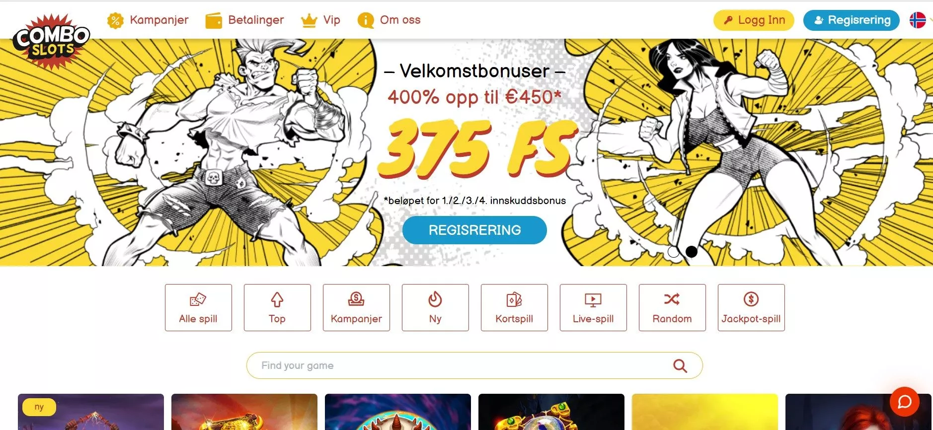 combo slots casino norge omtale 2