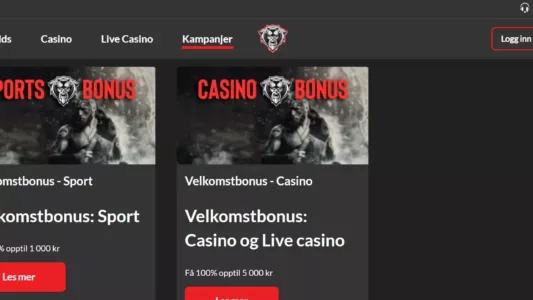 betzerk casino norge bonuser