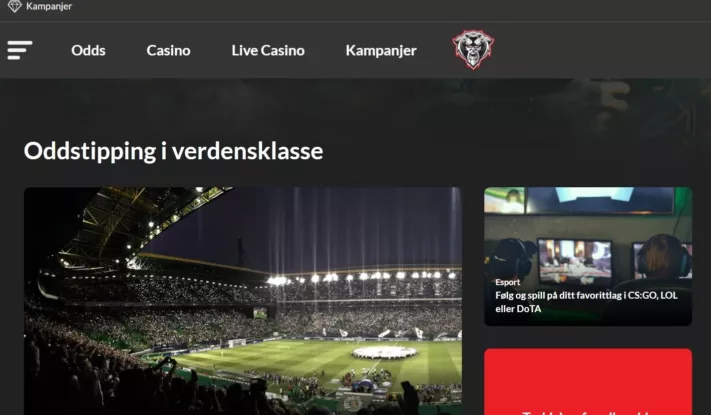 betzerk casino norge odds