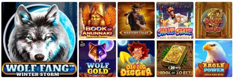 2 bet casino spillutvalg