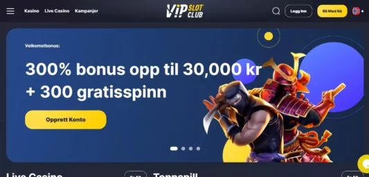 Vipslot club casino norge