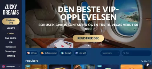 lucky dreams casino norge omtale
