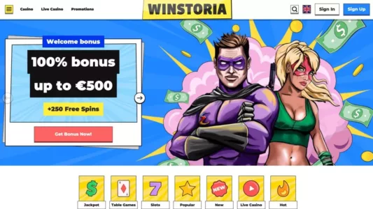 winstoria casino norge