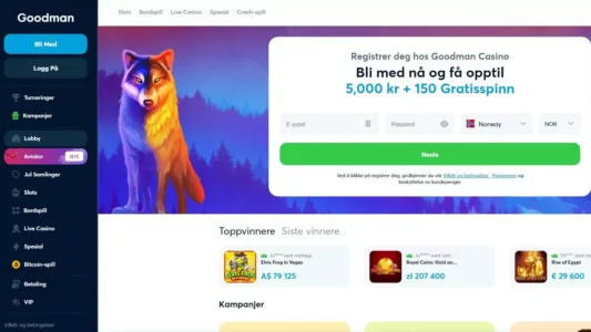 goodman casino norge