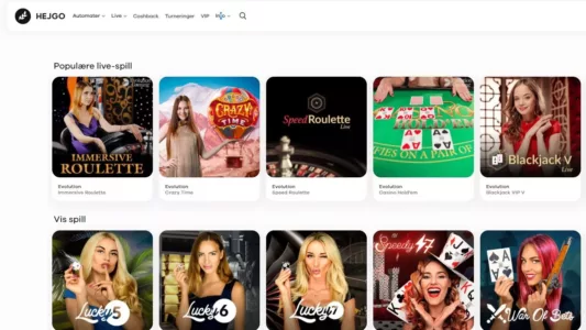 hejgo casino norge live