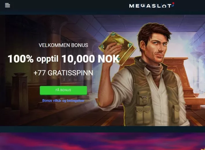megaslot casino norge bonus
